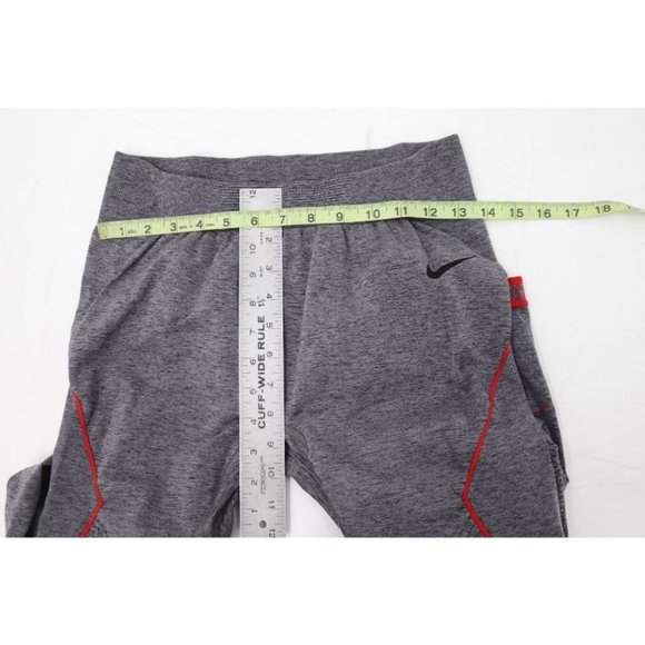 Nike Pro Legging Womens Medium HW Limitless Tight Gray Mid Rise Pant activewear - Picture 10 of 11